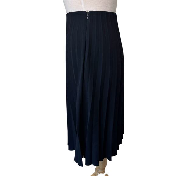 EVERLANE The Pleated Skirt A-Line Black  Size 00 - Picture 2 of 6